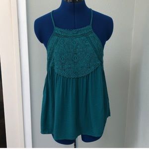 Melrose & Market boho high neck top